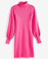 Фото #10 товара Women's Turtleneck Mini Sweater Dress, Created for Macy's