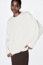 Neoprene-effect sweatshirt with stopper