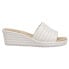 Фото #1 товара VANELi Ceren Womens White Casual Sandals 310129