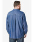 Фото #2 товара Big & Tall by KingSize Long Sleeve Denim And Twill Shirt