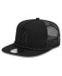 ფოტო #1 პროდუქტის Men's New York Yankees Black on Black Meshback Golfer Snapback Hat
