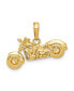 ფოტო #1 პროდუქტის Motorcycle Pendant in 14k Yellow Gold