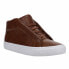 Фото #3 товара London Fog Lfm Dorance Mid Mens Brown Sneakers Casual Shoes CL30370M-T