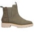 Фото #1 товара TOMS Skylar Pull On Round Toe Chelsea Womens Green Casual Boots 10018627T