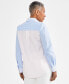 Фото #2 товара Women's Mixed Stripe Cotton Shirt, Created for Macy's