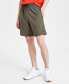 Фото #3 товара Men's Regular-Fit Moisture-Wicking 9" Woven Drawstring Shorts