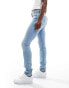 Фото #3 товара Levi's superlow skinny fit jeans in light blue