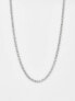 Icon Brand Deposit stainless steel chain necklace in silver