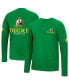 Фото #1 товара Men's Green Oregon Ducks Mossy Oak SPF 50 Performance Long Sleeve T-shirt