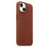 Apple iPhone 14 Leather Case with MagSafe - Umber - Cover - Apple - iPhone 14 - 15.5 cm (6.1") - Brown