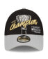 Фото #2 товара Men's Black, Gray Joey Logano 2022 NASCAR Cup Series Champion Victory Lane 9FORTY Adjustable Hat