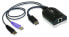 ATEN USB - DisplayPort to Cat5e/6 KVM Adapter Cable (CPU Module) - USB - USB 2.0 - Black - 56 mm - 91 mm - 21 mm