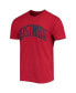ფოტო #2 პროდუქტის Red Beast Men's Mode Collegiate Wordmark T-Shirt