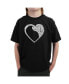 ფოტო #1 პროდუქტის Dog Heart - Boy's Child Word Art T-Shirt