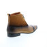 Фото #8 товара Carrucci Button-up Denim Zip Boots KB524-11 Mens Brown Casual Dress Boots