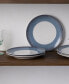 Colorscapes Layers Coupe Salad Plate Set of 4, 8.25" Голубой, 4 piece - фото #27