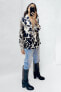 Фото #2 товара Рубашка из сатина с цветочным принтом ZARA