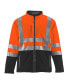 Men's High Visibility Insulated Softshell Jacket with Reflective Tape