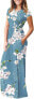 AUSELILY Women's Maxi Dress, Short Sleeves, Loose, Casual, Long, with Pockets