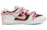 【定制球鞋】 Nike Dunk Low ess "white paisley" 气泡水母 百利甜拿铁 低帮 板鞋 女款 白棕粉 / Кроссовки Nike Dunk Low DJ9955-100
