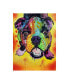 Фото #1 товара Dean Russo Baby Bulldog Stencil Canvas Art - 15" x 20"