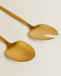 Set of salad cutlery with hammered handle (set of 2)