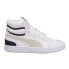 Puma Majesty Mid High Top Mens White Sneakers Casual Shoes 39610203