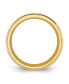 ფოტო #3 პროდუქტის Stainless Steel Yellow IP-plated Brushed 8mm Band Ring