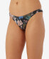 Фото #3 товара Juniors' Matira Printed Tropical Cheeky Hermosa Bikini Bottoms