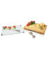 Toscana® by Concerto Glass Top Cutting Board with Cheese Tools