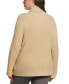 ფოტო #2 პროდუქტის Plus Size Sequin Long Sleeve Sweater