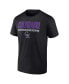 ფოტო #2 პროდუქტის Men's Black Colorado Rockies Power Hit T-shirt