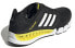 Кроссовки Adidas CC Revolution U Легкие, противоскользящие, износостойкие, низкие, унисекс, черно-бело-желтые 36.5 - фото #4