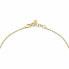 Decent Gold Plated Torchon Crystal Necklace SAWZ01