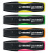STABILO 6070/4 - 4 pc(s) - Multi - Black,Green,Orange,Pink,Yellow - Plastic - 2 mm - 5 mm