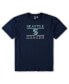 Фото #4 товара Пижама Concepts Sport Seattle Kraken Deep Sea Blue больших размеров с футболкой и штанами Lodge