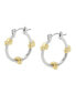 Triple Knot Hoop Earrings twotone - фото #2