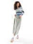 Levi's Salma cardigan in pink blue stripe