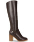 Фото #2 товара Women's Odettee Memory Foam Block Heel Knee High Riding Boots, Created for Macy's