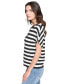 Фото #3 товара Women's Striped Logo T-Shirt