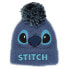 Фото #1 товара Шапка плюшевая с помпоном и вышивкой Stitch Beanie