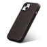 Фото #5 товара Чехол для iPhone 14 Plus ICARER из натуральной кожи Oil Wax Premium Leather Case дарк-браун