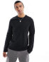 Фото #1 товара ASOS DESIGN long sleeve heavyweight t-shirt with pocket in black