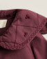 Quilted poplin baby jacket