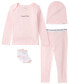 ფოტო #1 პროდუქტის Baby Boys or Girls Organic Cotton Layette, 4 Piece Set