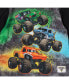 ფოტო #2 პროდუქტის Boys Pullover Pajama Shirt and Pants Sleep Set to Grave Digger El Toro Loco Megalodon