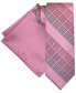 ფოტო #1 პროდუქტის Men's Extra Long Ornate Block Tie & Solid Pocket Square Set