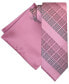 Фото #1 товара Men's Extra Long Ornate Block Tie & Solid Pocket Square Set