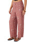 Juniors' Rylan Venus Ditsy Wide-Leg Pants