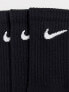 Nike Training lightweight socks 3 pack in black